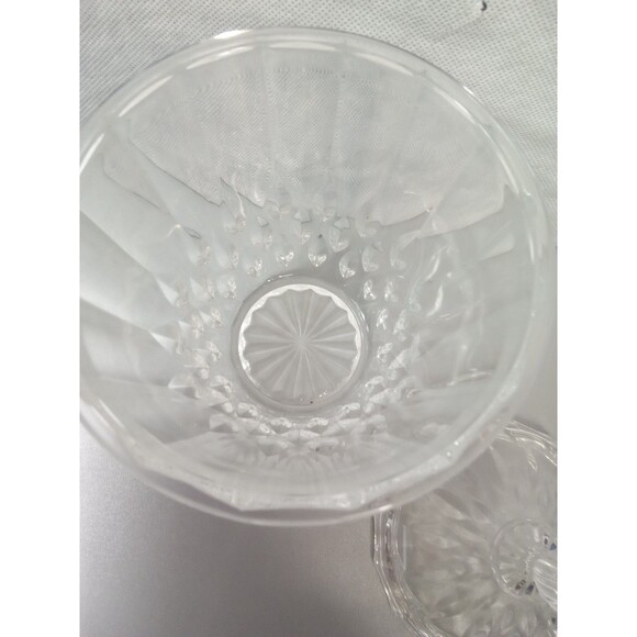 Cristal d'Arques Crystal Compote Dish With Lid Vintage - Picture 2 of 7